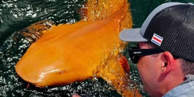 Squalo nutrice arancione con occhi bianchi, Costa Rica