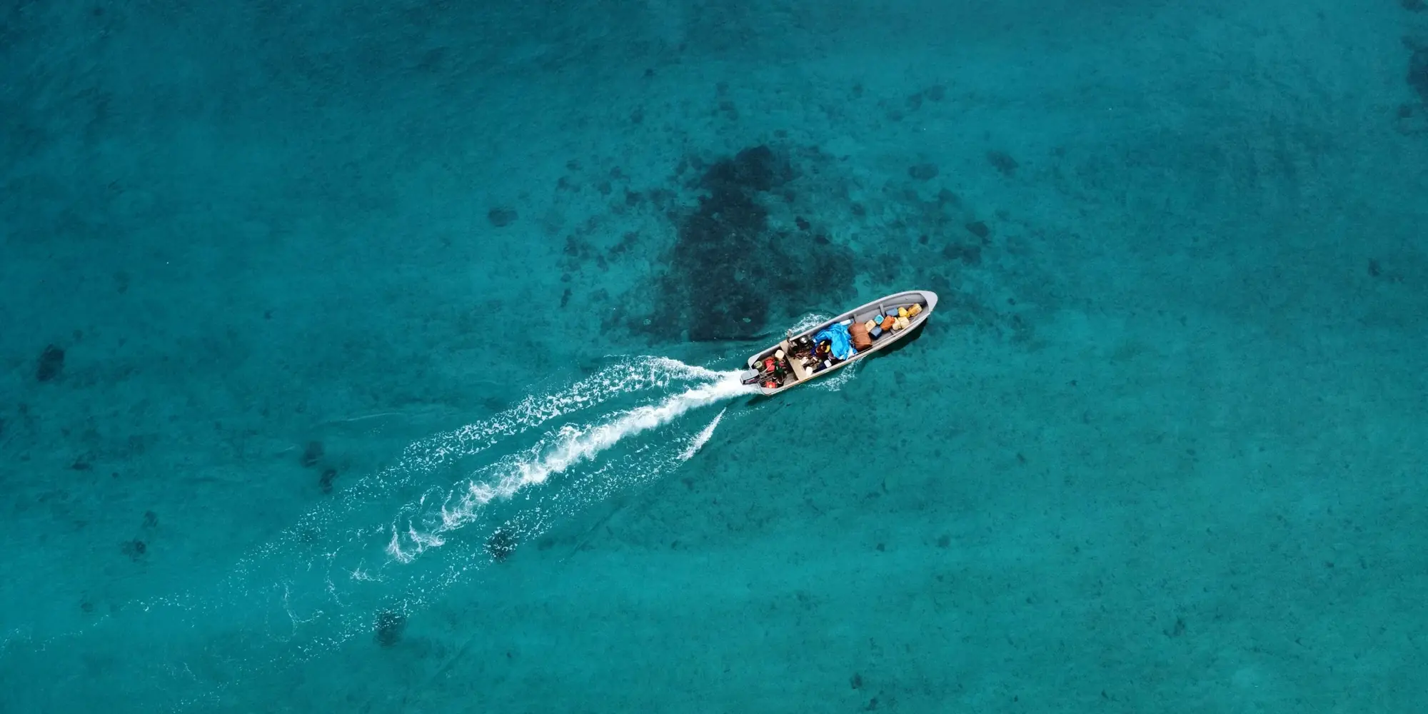 Papua Nuova Guinea peschereccio in mare
