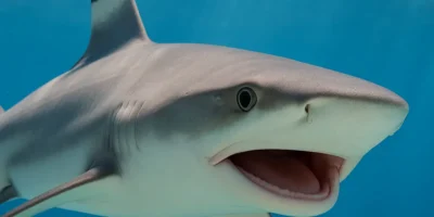 Squalo pinna nera del reef senza denti