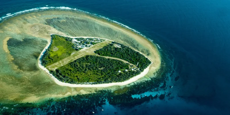 Lady Elliot Island vista dall'alto