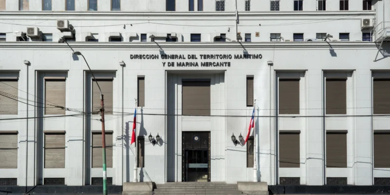 Edificio della DIRECTEMAR a Valparaíso – fotografia d’archivio del 2020