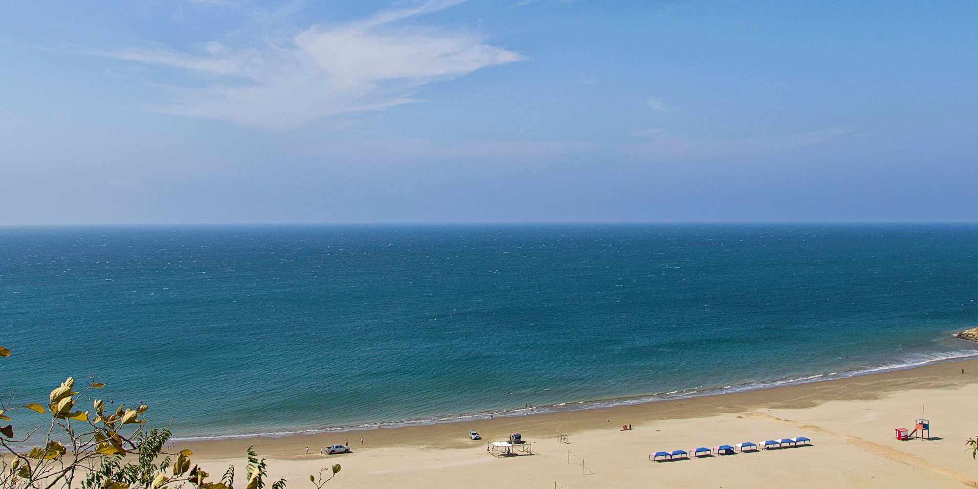 Spiaggia a Santa Marianita, Ecuador